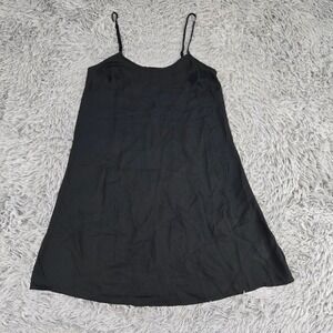 Madewell Slip Dress Women Size S Black Excellent Mini Adjustable Straps A-Line